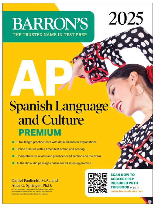 Title details for AP Spanish Language and Culture Premium, 2025 by Barron's Educational Series - Available